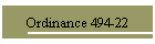 Ordinance 494-22